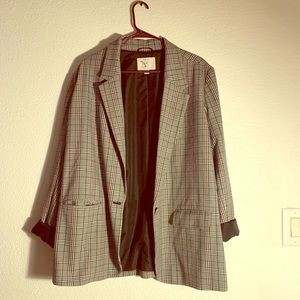 A New Day Plaid Blazer